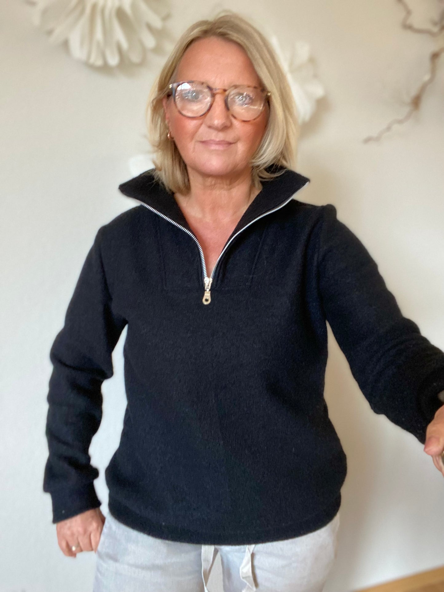 Women's wool jumper made of 100% virgin wool 34-62