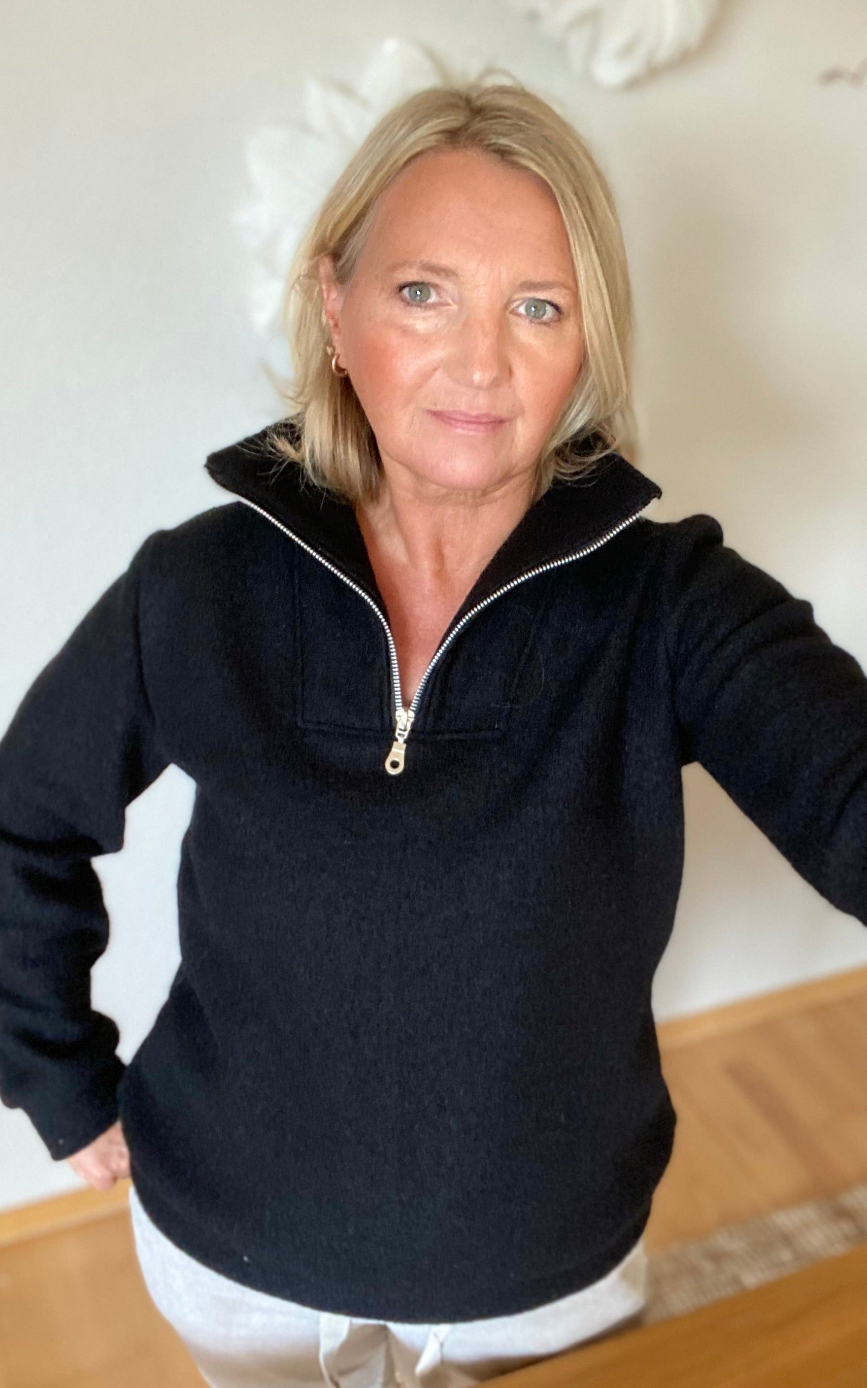 Troyer für Damen aus Wollwalk 100% Schurwolle 34-62 – beskandi