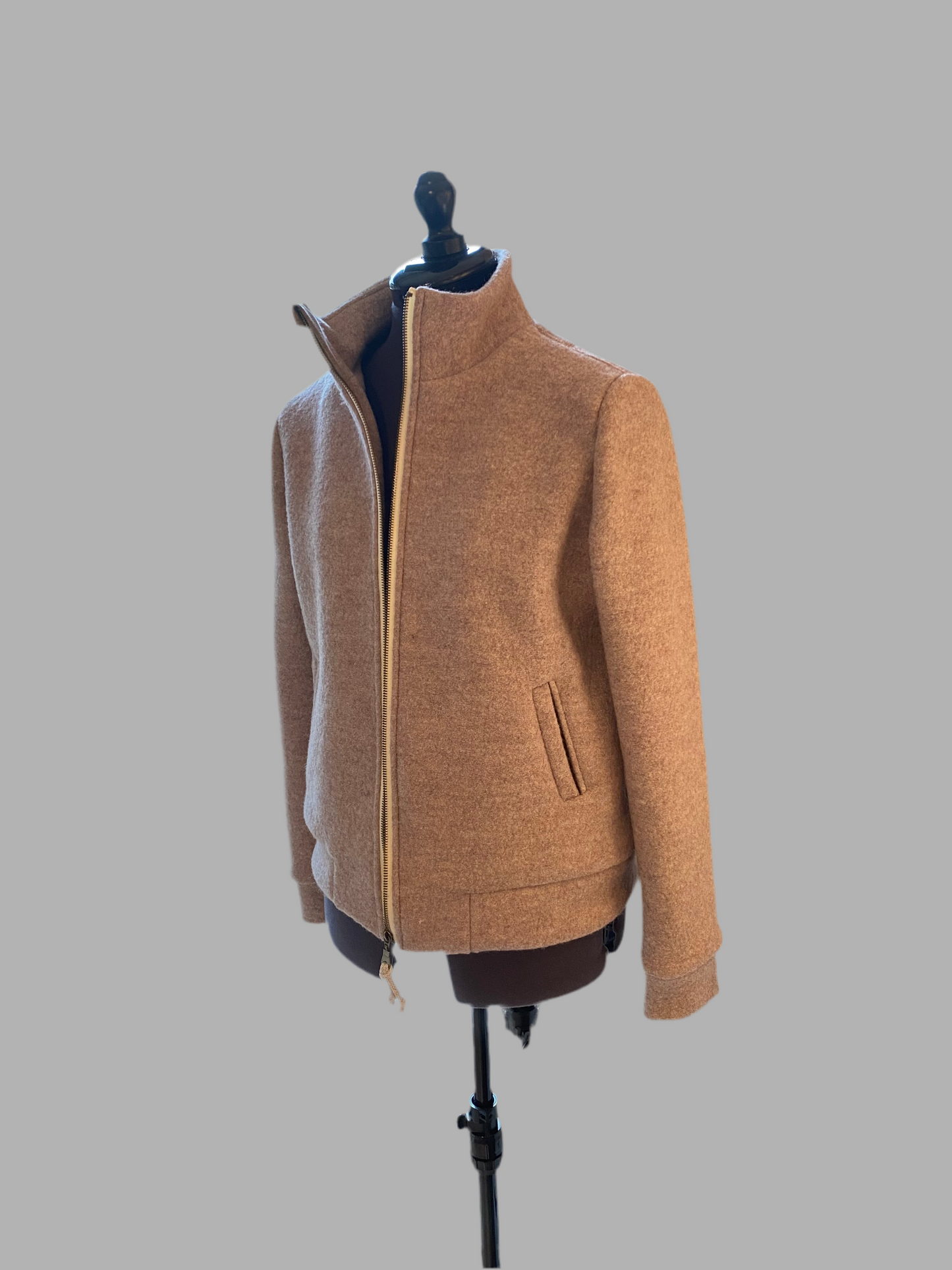 Jacke Wollwalk mit Reißverschluss
