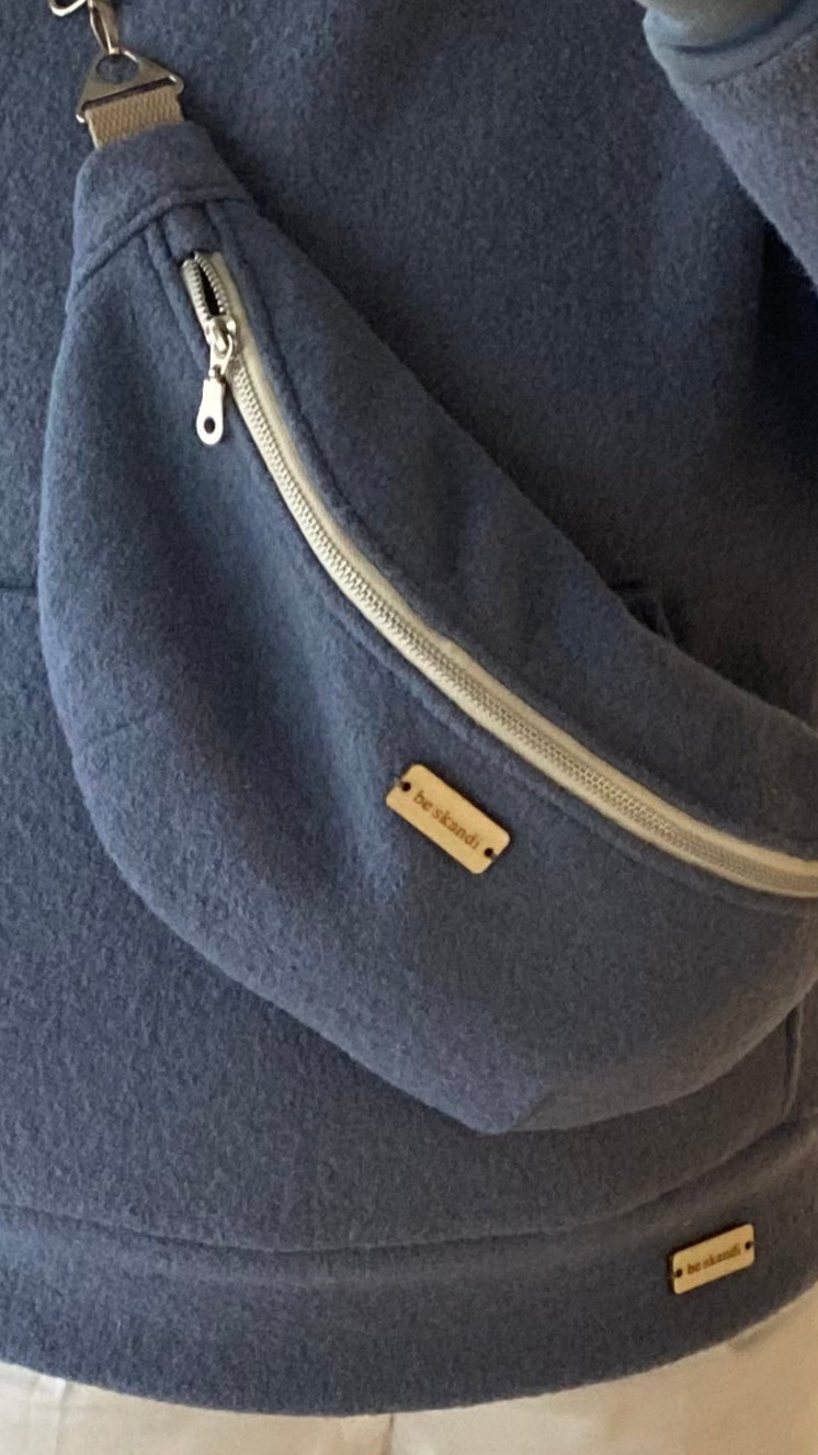 Crossbody Bag Bauchtasche aus Wollwalk