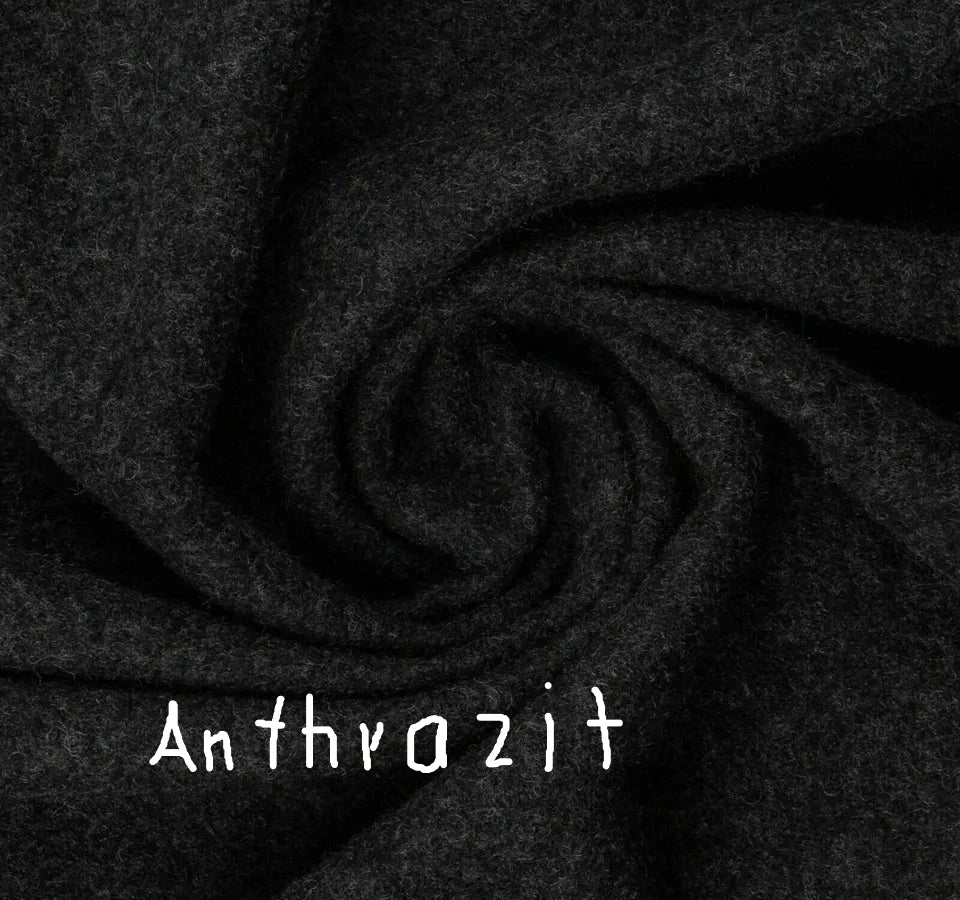 Troyer für Herren aus Walkwolle mit Reißverschluss