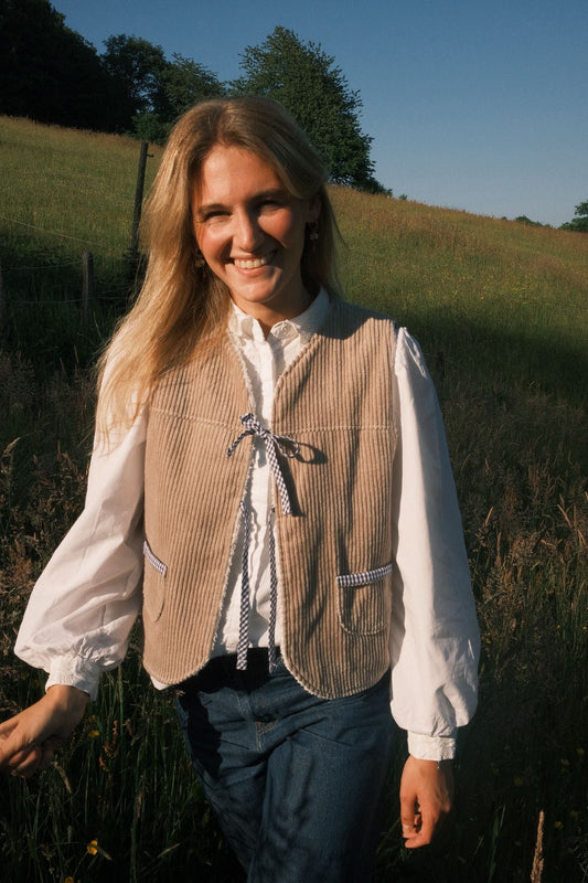 Corduroy vest