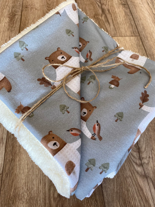 Baby blanket and cuddly pillow bears 🐻
