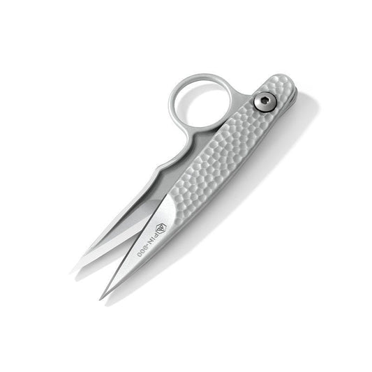 Professional thread scissors made of microcrystalline steel - wear-resistant finger scissors